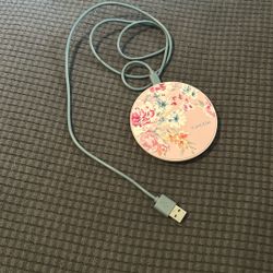 Cute Floral Phone Charger Pad 