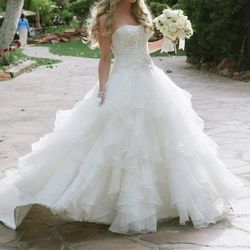 Oleg Cassini Wedding Dress Size 4