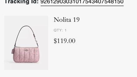 Coach nolita 19 pink denim