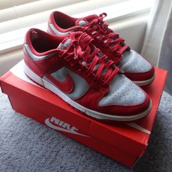 Nike Dunk Low Retro Medium Grey Varsity Red UNLV (2021)