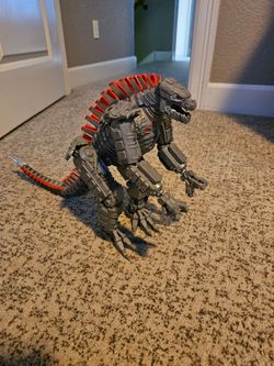Giant mecha godzilla figure.