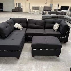 Black Sectional 
