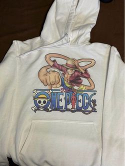 One Piece Luffy Graphic Pullover Hoodie