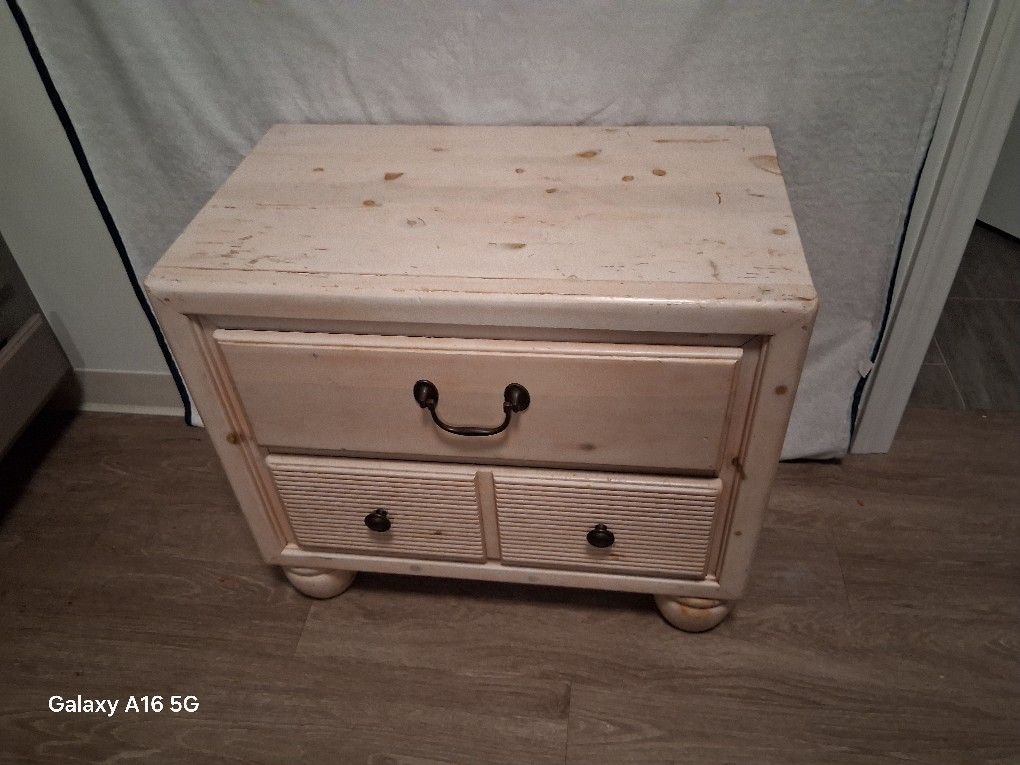 Rustic Wooden Endtable/ Night Table