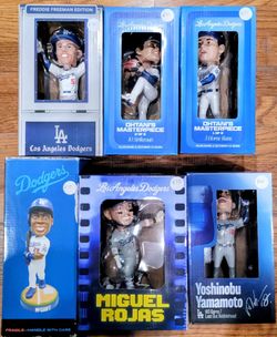 L.A. Dodger Bobbleheads (6)