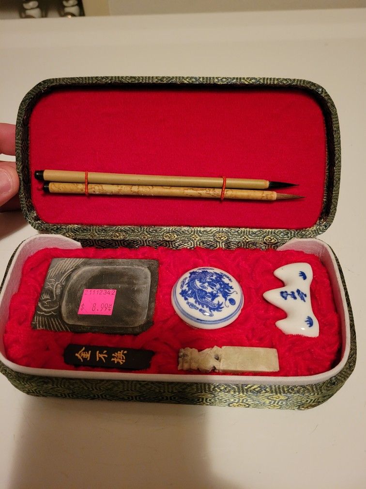 Complete Authentic Chinese Calligraphy Set 