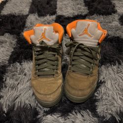 Jordan 5 olive green