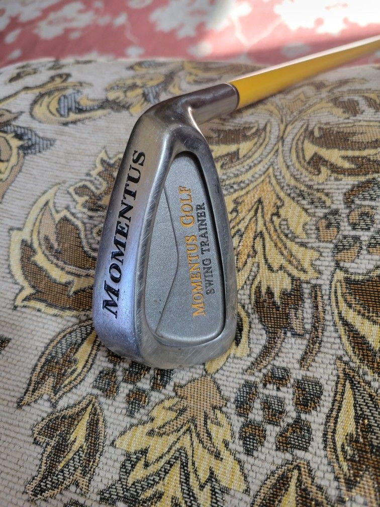 Momentus Golf Swing Trainer Iron β Weighted Practice Club