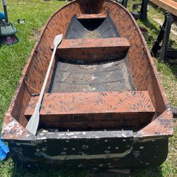 14 Foot Aluminum Boat Cash Only As Is 