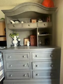 Baby Appleseed Davenport dresser and hutch