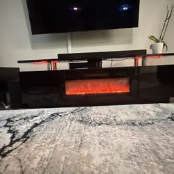 Tv Stand With Built In Heater 