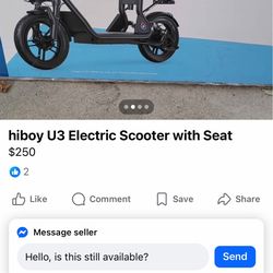 Hiboy scooters with seat