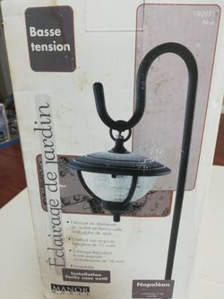Manor House Low Voltage Garden Light Napoleon Yard Path Landscape Light Black