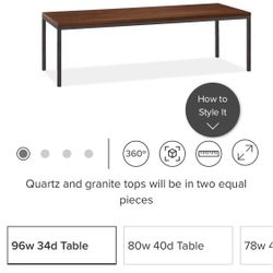 Large Wooden Table 