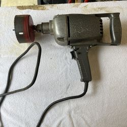 1/2” Drill With 4” Hole Saw 