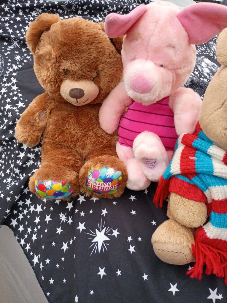 A Small Bundle Of Stuffed Animals