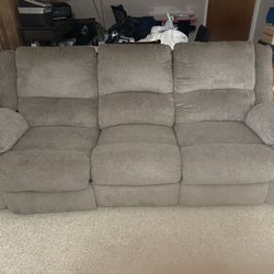 Electric Powered Reclining Couch