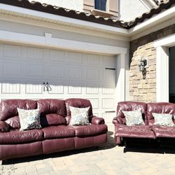 Man Cave Leather Sofas 