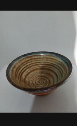 STONEWARE - POTTERY BOWL 6"×4" - F1000