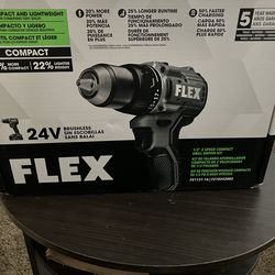 Flex 24 Volt Brushless Power Tool Combo Kit W/Soft Case. Battery & Charger included. New. Never Been Used(See & Click On Pictures