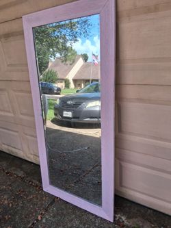 Full-length Beveled Glass Mirror