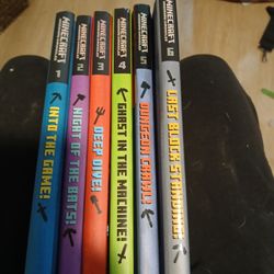 Minecraft books 1-6 Woodsword Chronicles Series 