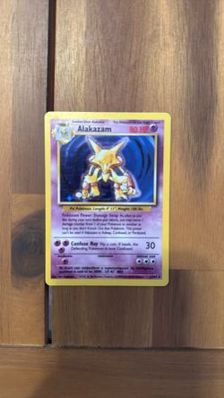 Alakazam base set holo