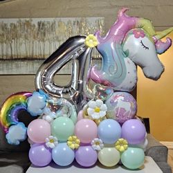 Unicorn Balloon Bouquet 