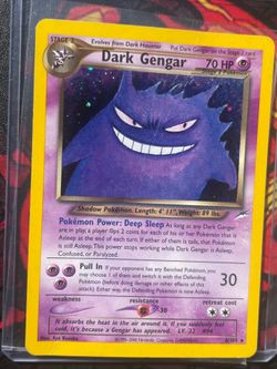 Pokémon Dark Gengar Holo