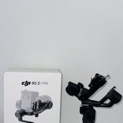 DJI wRS 3 Mini, 3-Axis Gimbal Stabilizer for Cameras Canon/Sony/Panasonic/Nikon/Fujifilm.