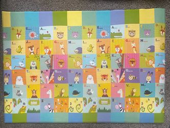 Large Foam Baby Play Mat (approximately 4.5 feet x 7 feet)