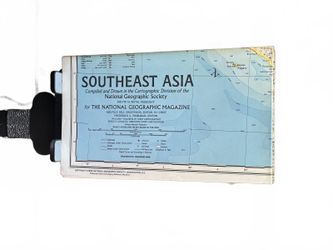 National Geographic Southeast Asia Map — Vintage Cartographic Print