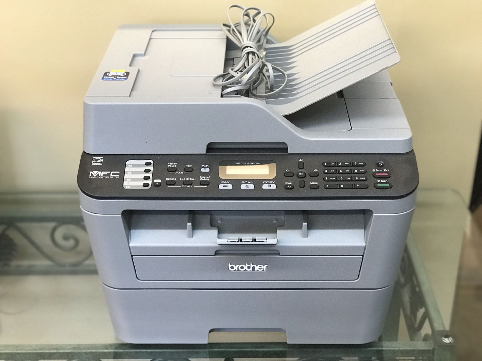 Brother All In One Printer, copy, fax, scanner Model MFC L2680W