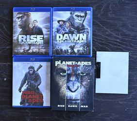 Planet Of The Apes Prequel Trilogy Blu-ray 