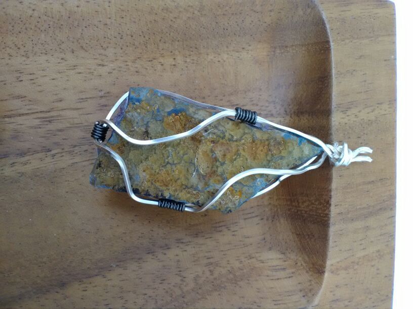 Amethyst Pendants wire wrapped