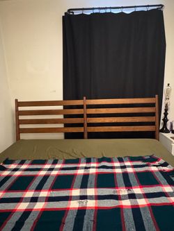 West Elm King Size Wood Bed Frame