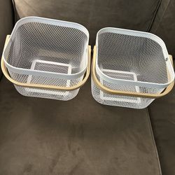 Set of 2 Farmhouse Baskets New