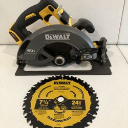DEWALT FLEXVOLT 60-Volt MAX Cordless Brushless 7-1/4 in. Circular Saw with Brake (Tool-Only)