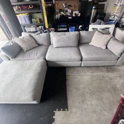 Bloor Gray 3 Piece Sectional By Four hands 