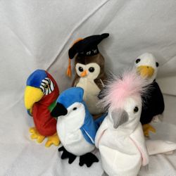 Bird Beanie Baby Set Of 5.  #2 