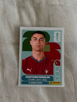 Cristiano Ronaldo Panini sticker