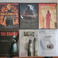 Horror Movie DVD Lot Collectables