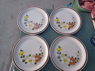 1970 Woodhaven collection Sunnybrook dinner plates