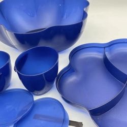Tupperware Chip N Dip Bowl Veggie Tray Fruit