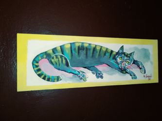 Cat Playing painting