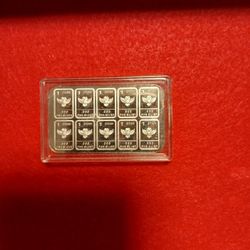 ( 10 )1 GRAM 999  SILVER BARS