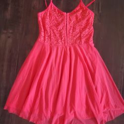 H&M Divided Pink Dress Lace and Tulle - Size 6