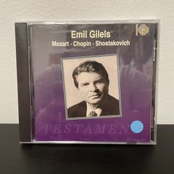 Emil Gilels Testament CD Album Mozart Chopin Shoshtakovich Classical CIB 1996