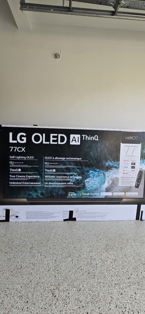 LG "77 OLED AI thin