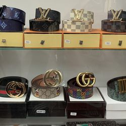Designer Belts (Gucci, Burberry, LV, DIOR)